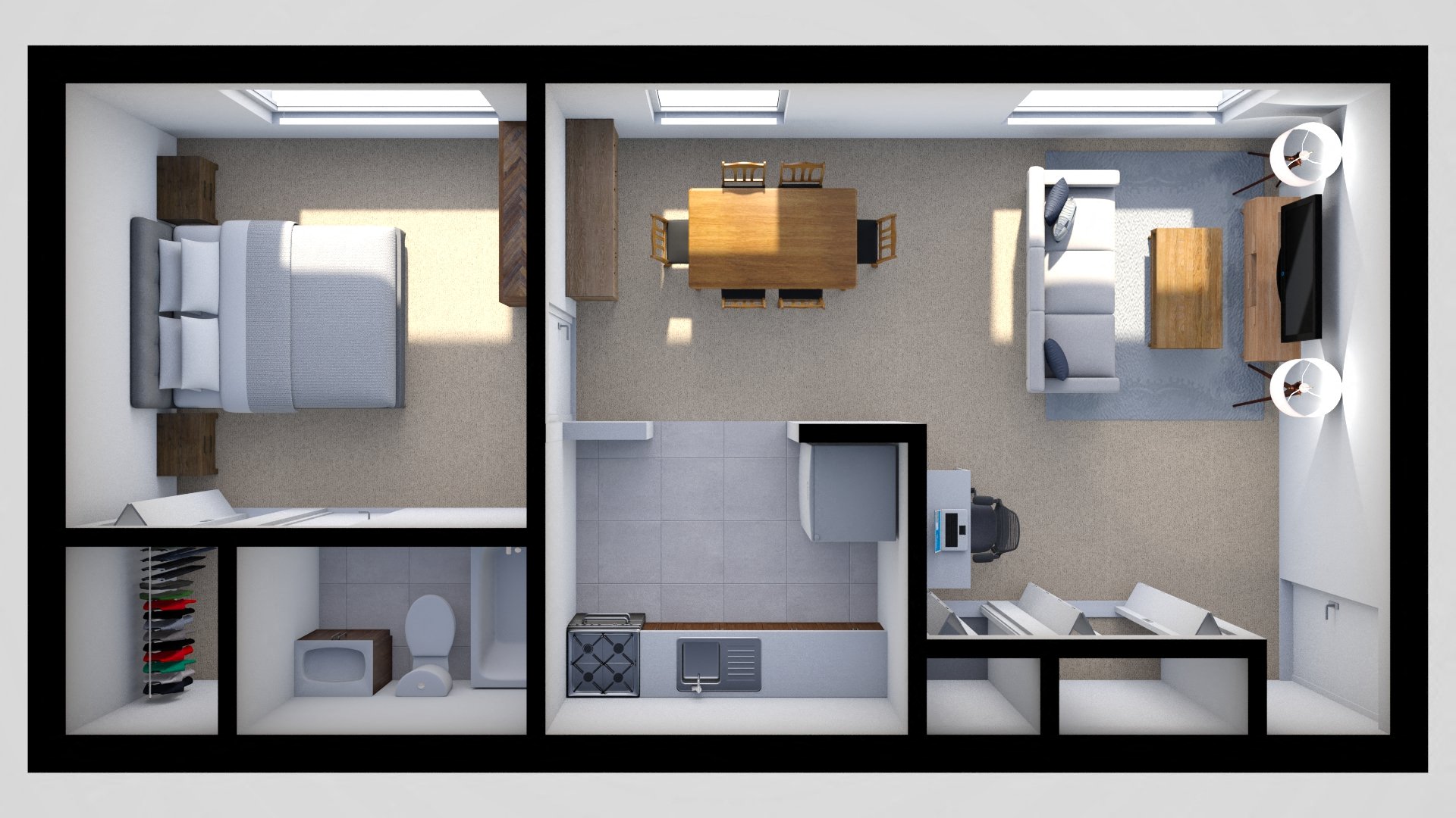 One Bedroom Apartment at Kings Mill Apartments and Townhomes, Maryland, 21221